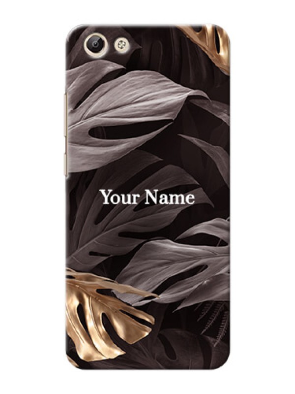 Custom Vivo Y69 Mobile Back Covers: Wild Leaves digital paint Design
