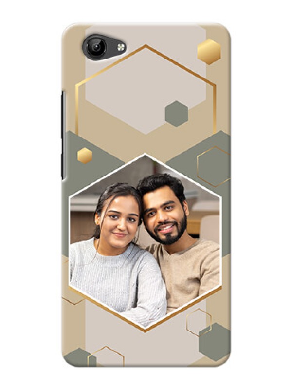Custom Vivo Y71 Phone Back Covers: Stylish Hexagon Pattern Design