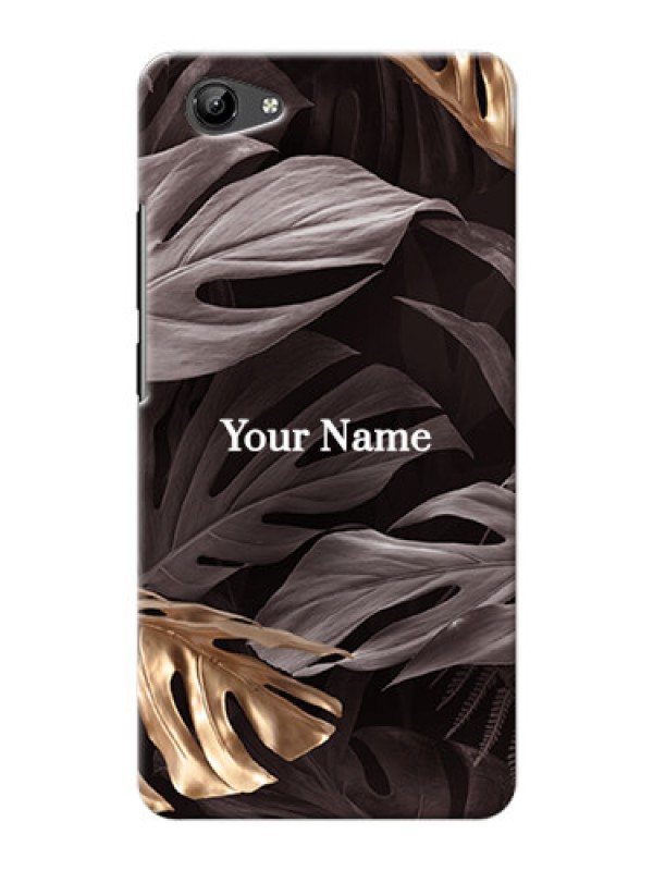 Custom Vivo Y71 Mobile Back Covers: Wild Leaves digital paint Design
