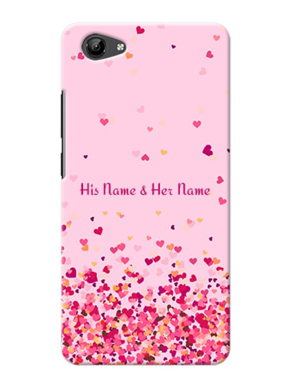 Custom Vivo Y71 Phone Back Covers: Floating Hearts Design