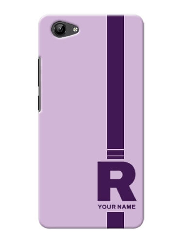 Custom Vivo Y71 Custom Phone Covers: Simple dual tone stripe with name Design