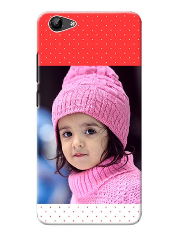 Custom Vivo Y71i personalised phone covers: Red Pattern Design