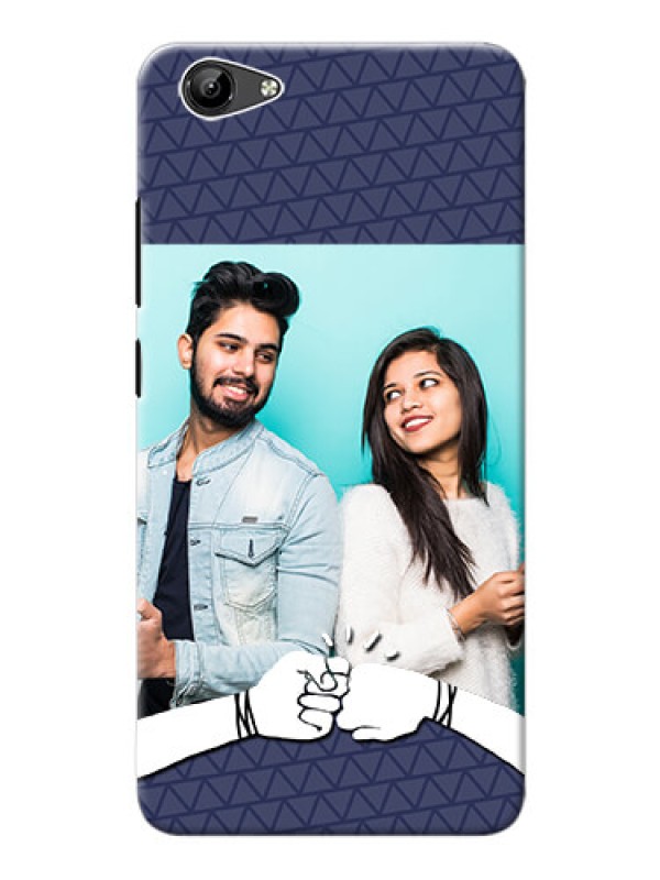 Custom Vivo Y71i Mobile Covers Online with Best Friends Design  
