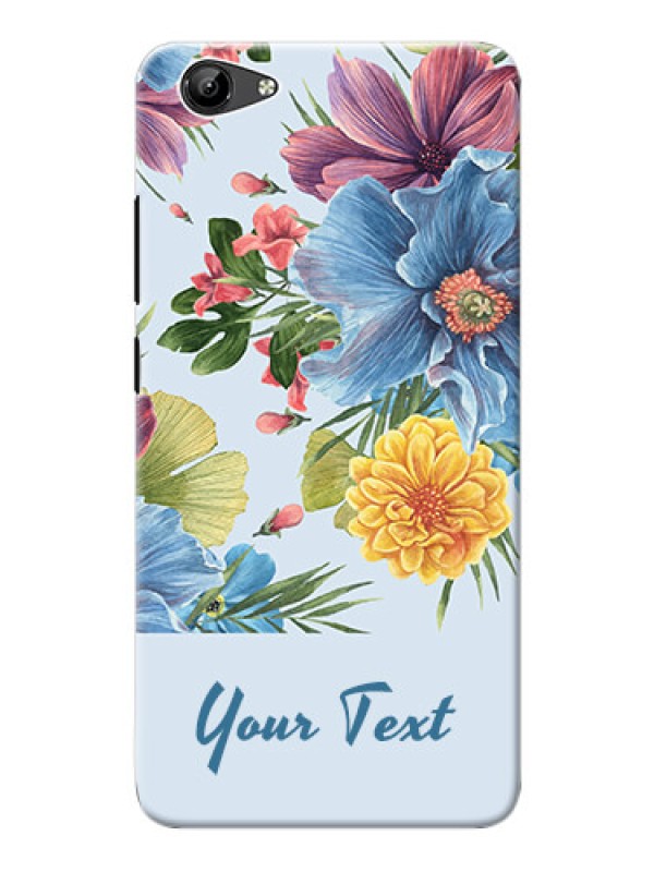 Custom Vivo Y71I Custom Phone Cases: Stunning Watercolored Flowers Painting Design