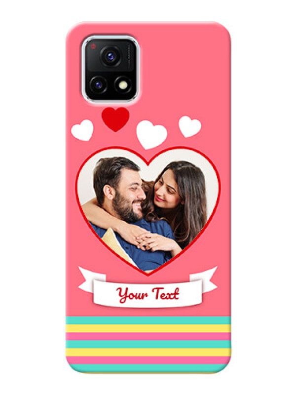 Custom Vivo Y72 5G Personalised mobile covers: Love Doodle Design