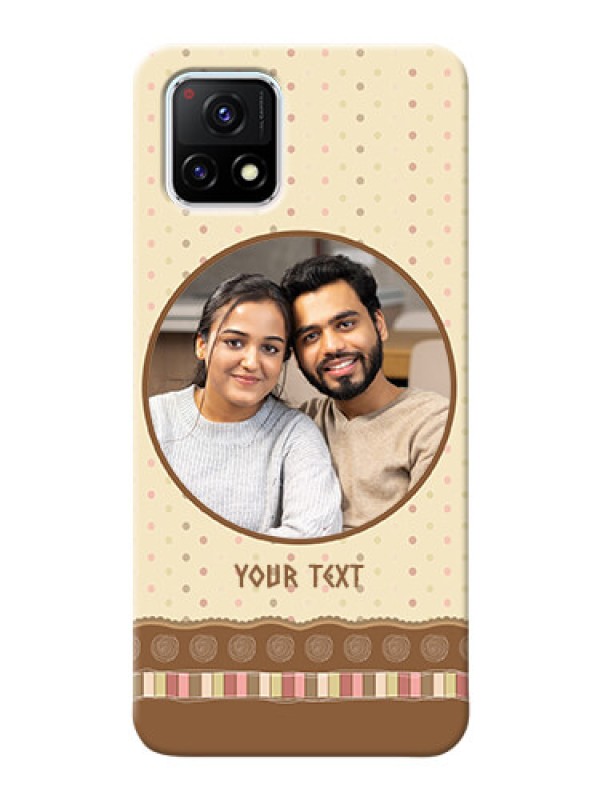 Custom Vivo Y72 5G Mobile Cases: Brown Dotted Mobile Case Design