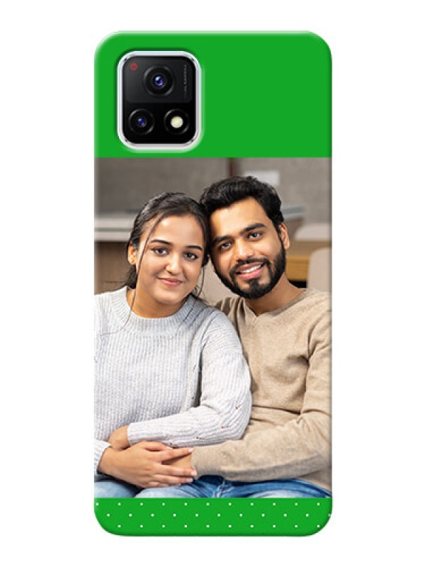 Custom Vivo Y72 5G Personalised mobile covers: Green Pattern Design