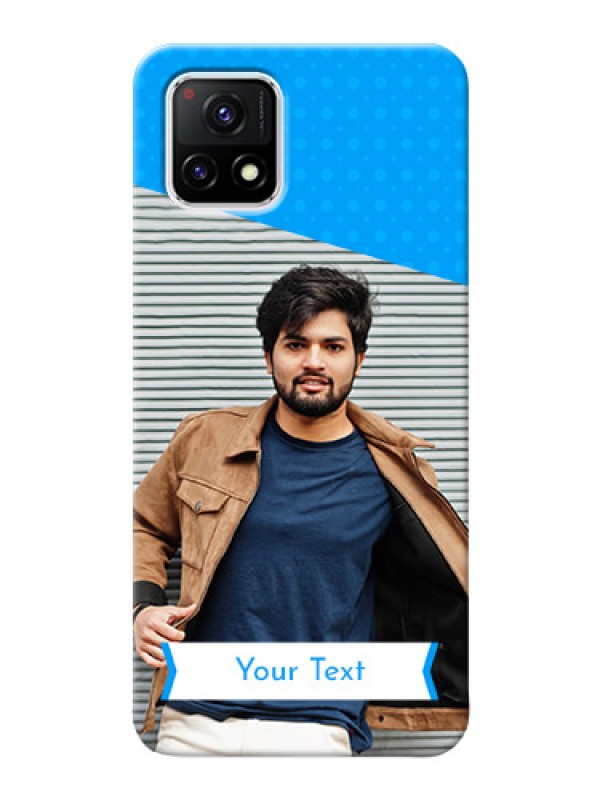 Custom Vivo Y72 5G Personalized Mobile Covers: Simple Blue Color Dotted Design