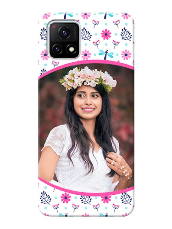 Custom Vivo Y72 5G Mobile Covers: Colorful Flower Design