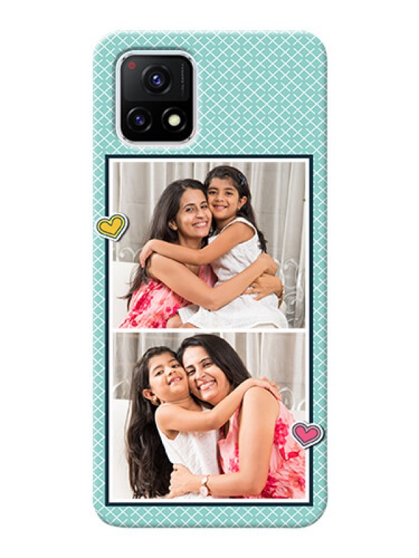 Custom Vivo Y72 5G Custom Phone Cases: 2 Image Holder with Pattern Design