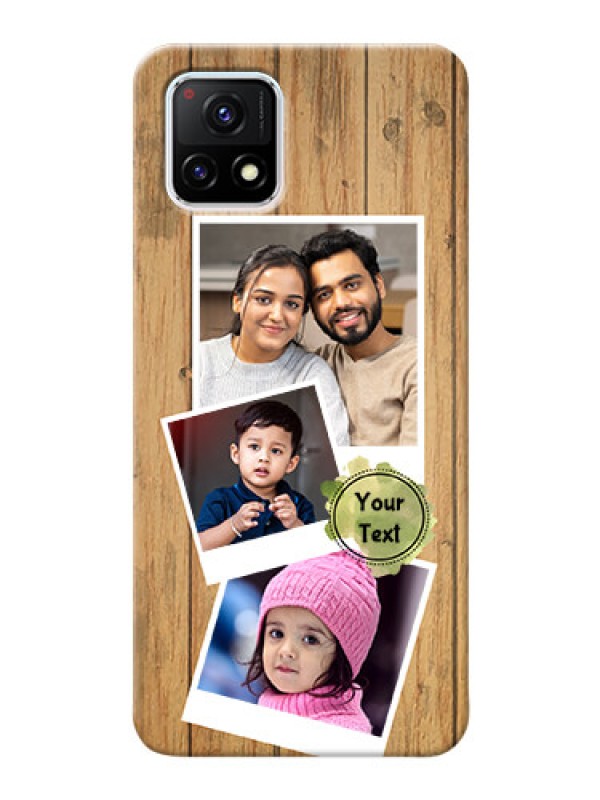 Custom Vivo Y72 5G Custom Mobile Phone Covers: Wooden Texture Design