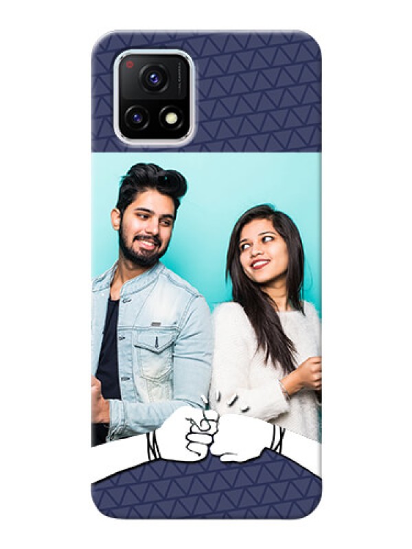 Custom Vivo Y72 5G Mobile Covers Online with Best Friends Design 