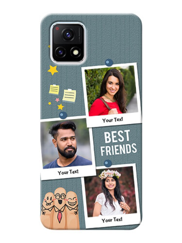 Custom Vivo Y72 5G Mobile Cases: Sticky Frames and Friendship Design