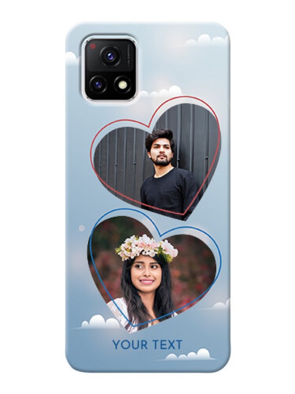 Custom Vivo Y72 5G Phone Cases: Blue Color Couple Design 