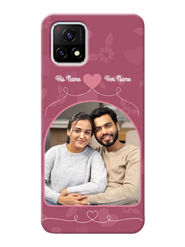 Custom Vivo Y72 5G mobile phone covers: Love Floral Design