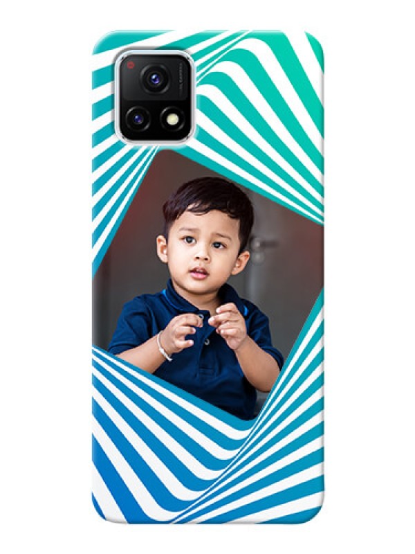 Custom Vivo Y72 5G Personalised Mobile Covers: Abstract Spiral Design