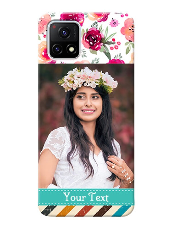 Custom Vivo Y72 5G Personalized Mobile Cases: Watercolor Floral Design