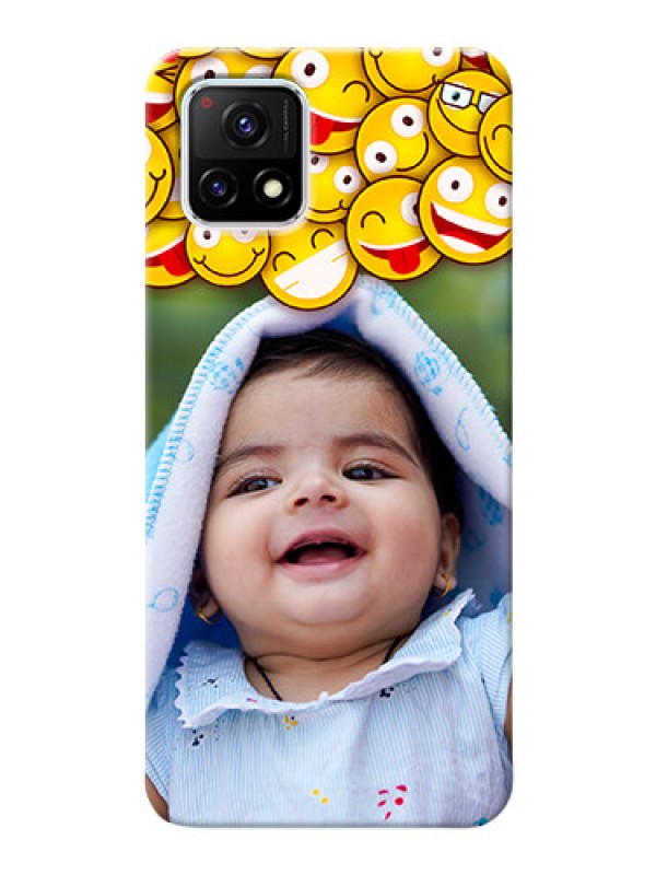 Custom Vivo Y72 5G Custom Phone Cases with Smiley Emoji Design
