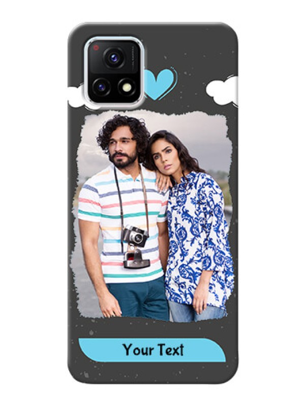 Custom Vivo Y72 5G Mobile Back Covers: splashes with love doodles Design