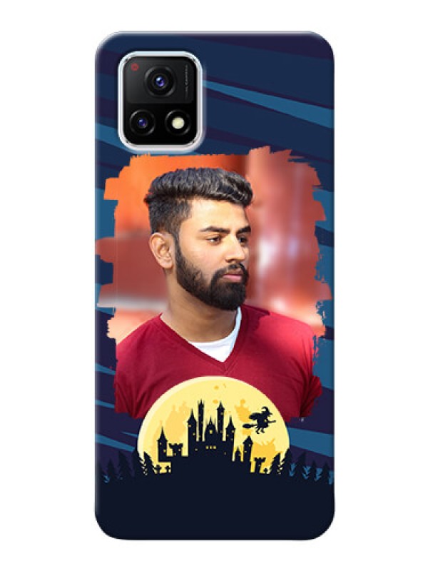 Custom Vivo Y72 5G Back Covers: Halloween Witch Design 