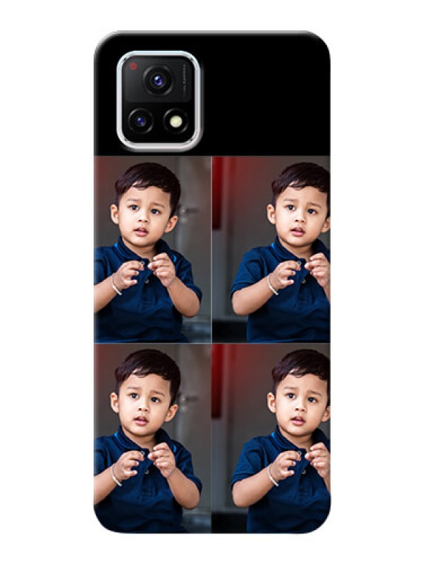 Custom Vivo Y72 5G 4 Image Holder on Mobile Cover