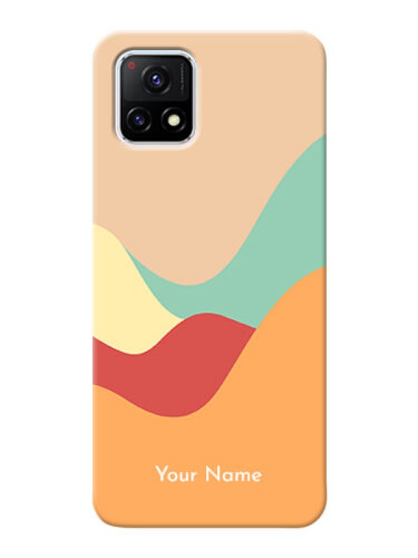 Custom Vivo Y72 5G Custom Mobile Case with Ocean Waves Multi-colour Design