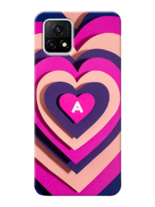 Custom Vivo Y72 5G Custom Mobile Case with Cute Heart Pattern Design