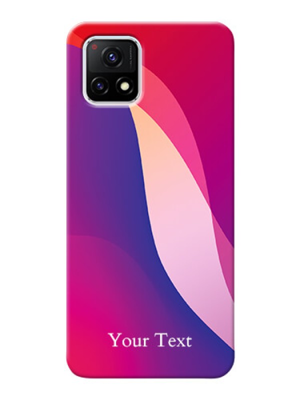 Custom Vivo Y72 5G Mobile Back Covers: Digital abstract Overlap Design