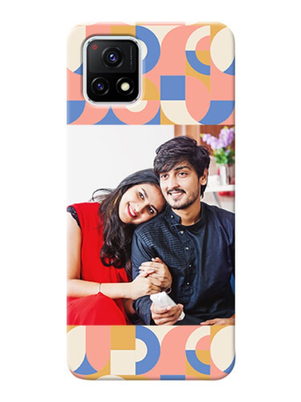 Custom Vivo Y72 5G Custom Phone Covers: Semi-circle Maze Pattern Design