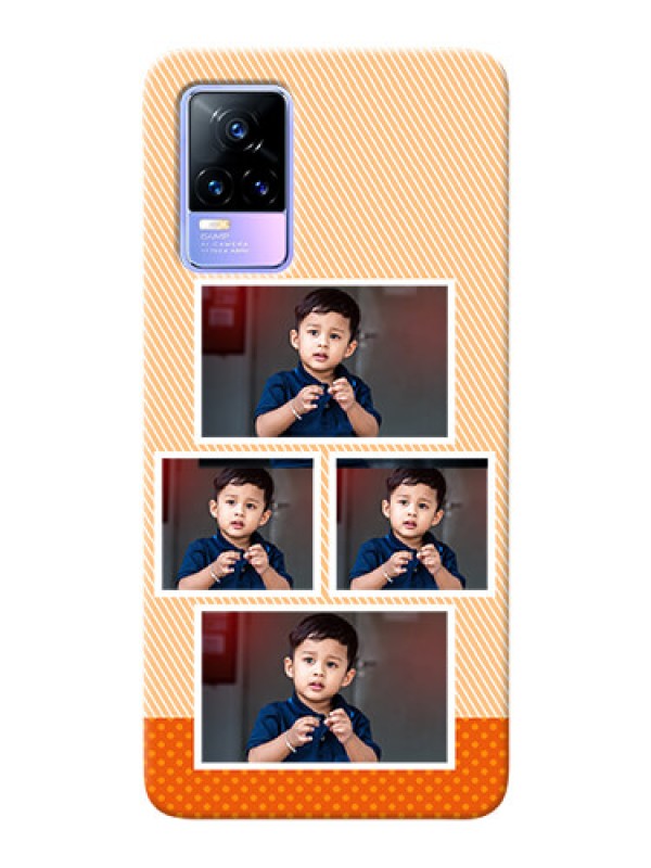 Custom Vivo Y73 Mobile Back Covers: Bulk Photos Upload Design