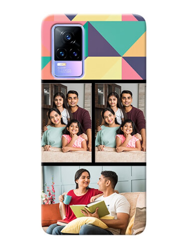 Custom Vivo Y73 personalised phone covers: Bulk Pic Upload Design