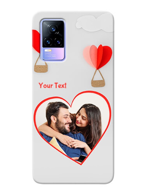 Custom Vivo Y73 Phone Covers: Parachute Love Design