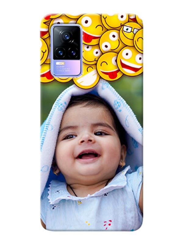 Custom Vivo Y73 Custom Phone Cases with Smiley Emoji Design