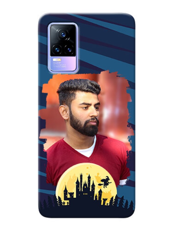 Custom Vivo Y73 Back Covers: Halloween Witch Design 