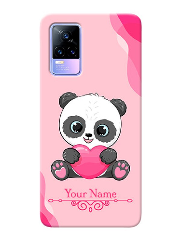 Custom Vivo Y73 Mobile Back Covers: Cute Panda Design