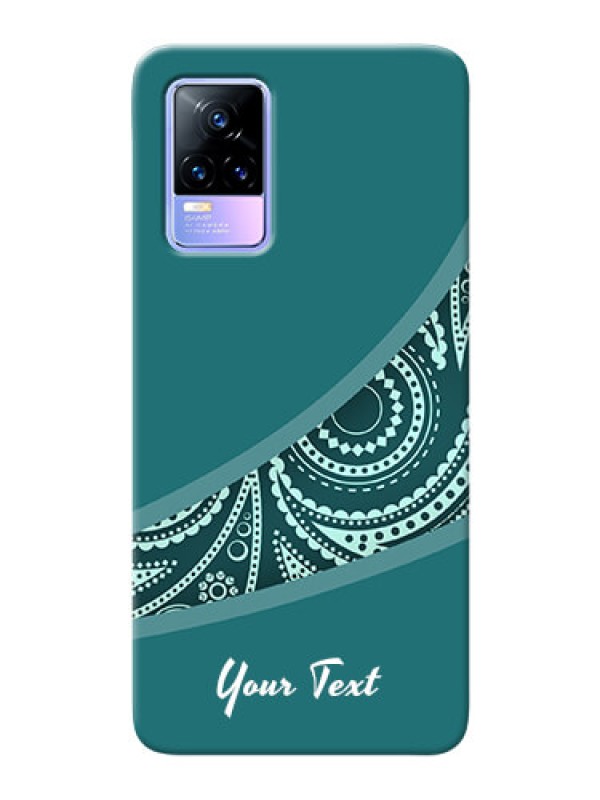 Custom Vivo Y73 Custom Phone Covers: semi visible floral Design