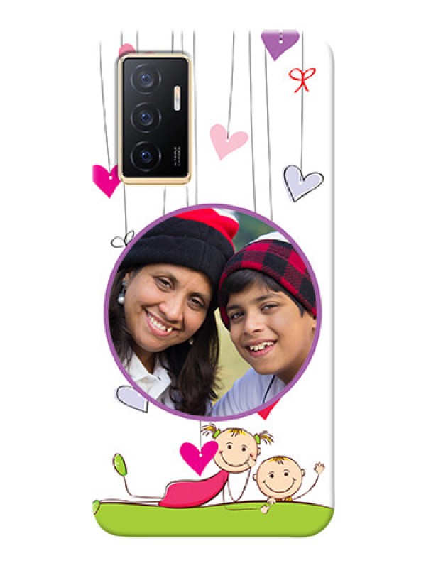 Custom Vivo Y75 4G Mobile Cases: Cute Kids Phone Case Design