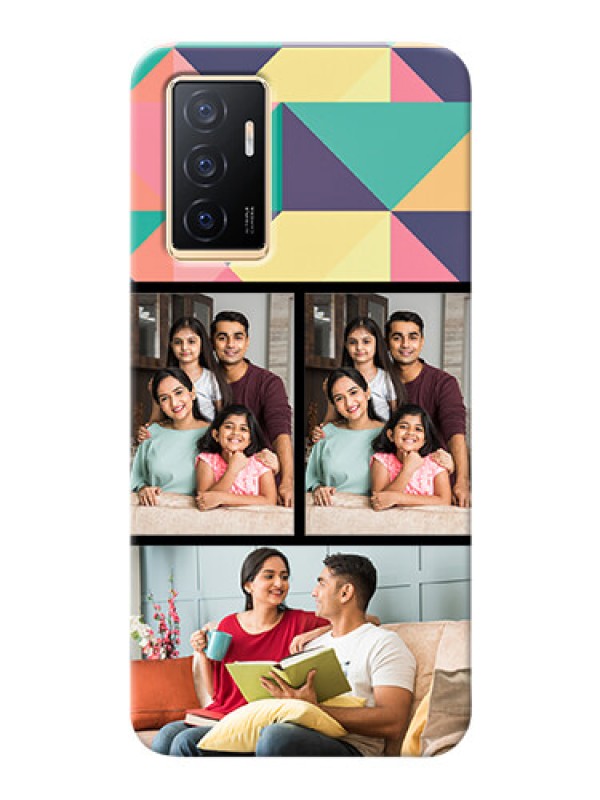 Custom Vivo Y75 4G personalised phone covers: Bulk Pic Upload Design