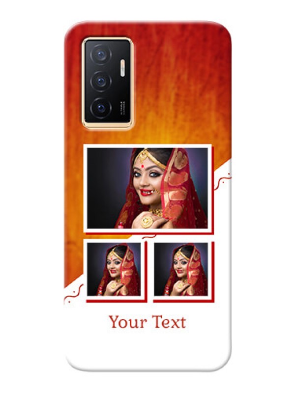Custom Vivo Y75 4G Personalised Phone Cases: Wedding Memories Design 