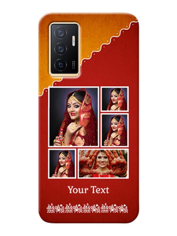 Custom Vivo Y75 4G customized phone cases: Wedding Pic Upload Design