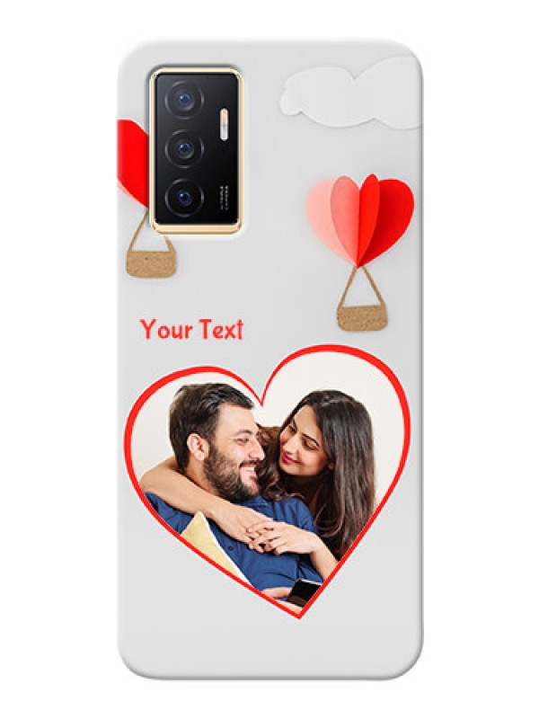 Custom Vivo Y75 4G Phone Covers: Parachute Love Design