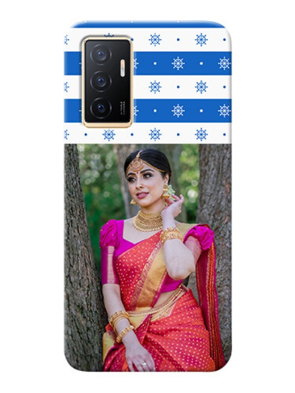 Custom Vivo Y75 4G custom mobile covers: Snow Pattern Design