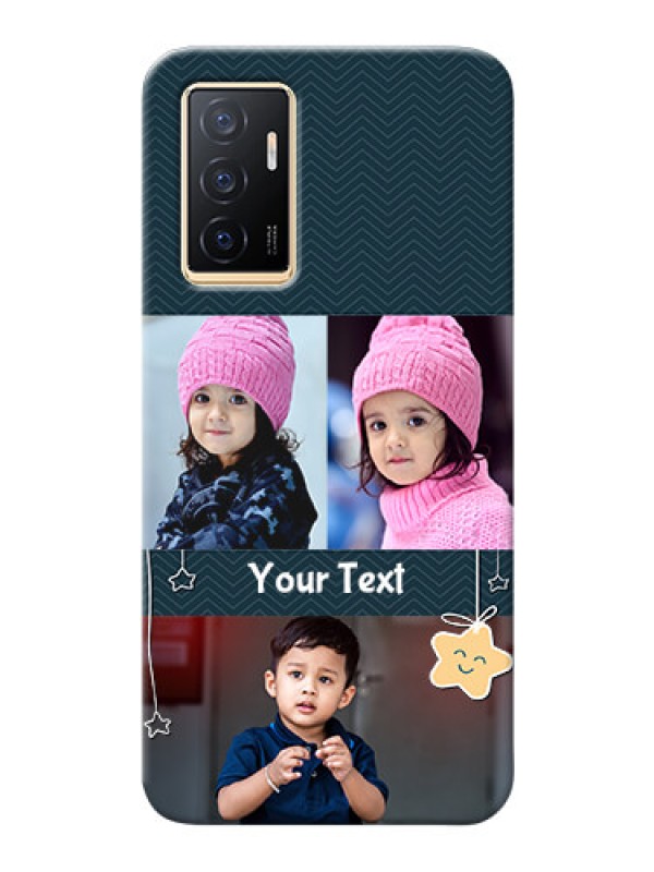 Custom Vivo Y75 4G Mobile Back Covers Online: Hanging Stars Design