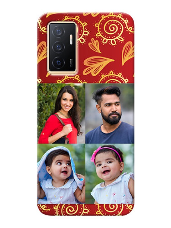 Custom Vivo Y75 4G Mobile Phone Cases: 4 Image Traditional Design