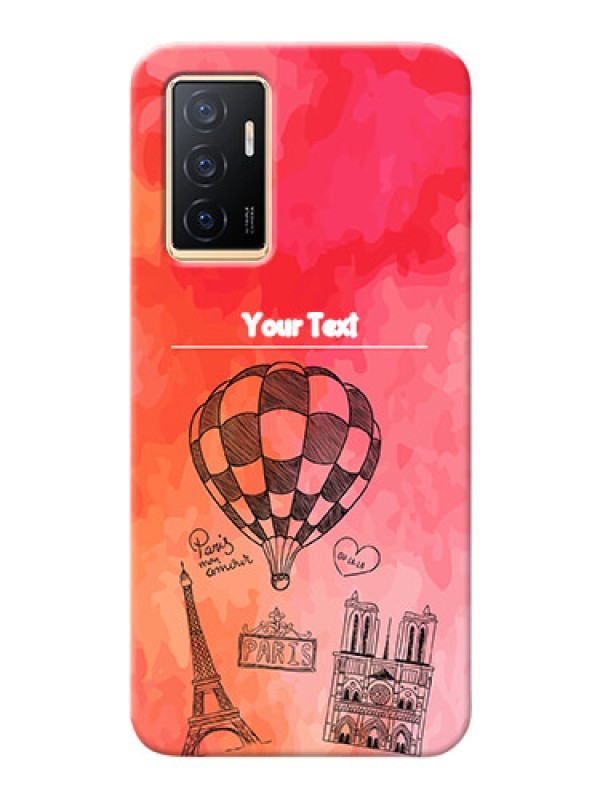 Custom Vivo Y75 4G Personalized Mobile Covers: Paris Theme Design