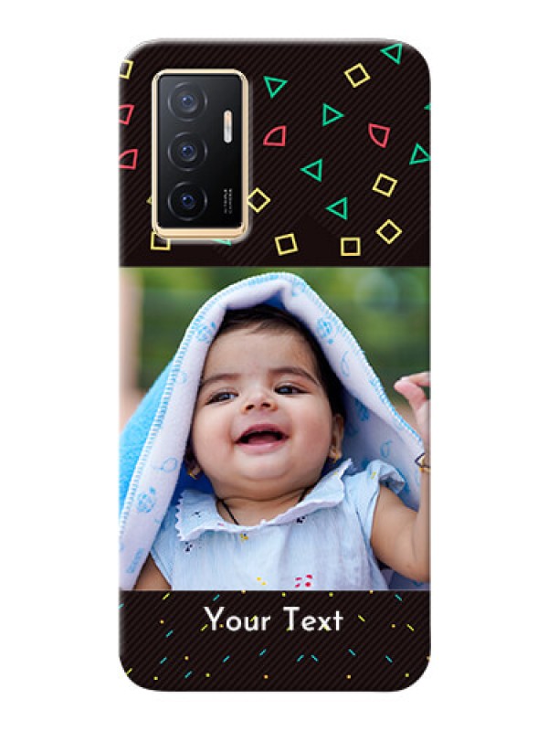 Custom Vivo Y75 4G custom mobile cases with confetti birthday design