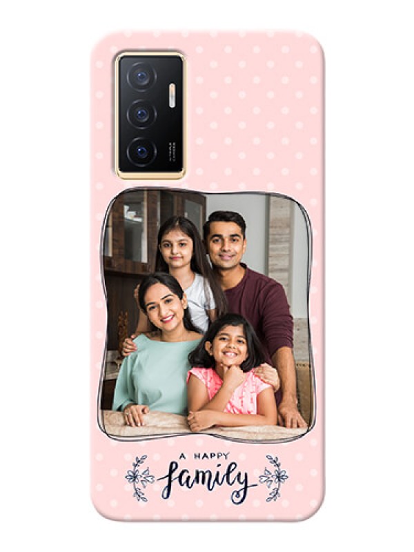 Custom Vivo Y75 4G Personalized Phone Cases: Family with Dots Design