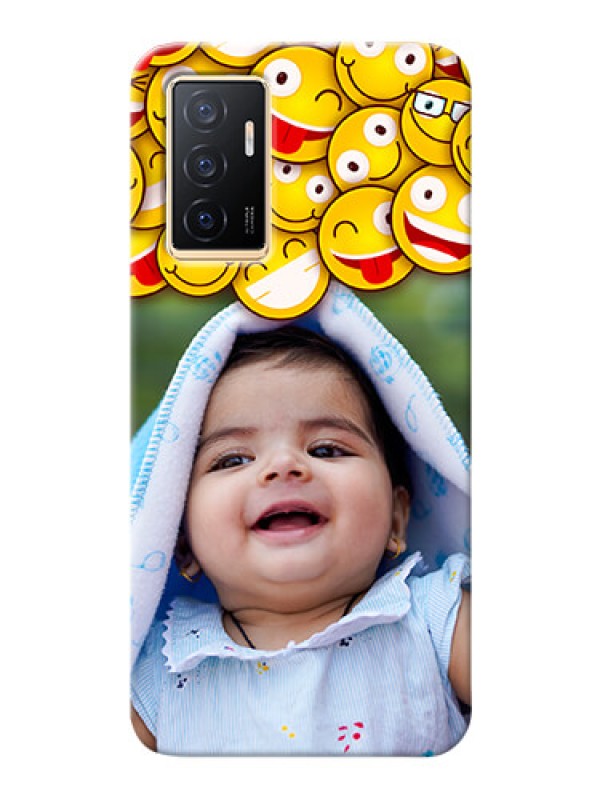 Custom Vivo Y75 4G Custom Phone Cases with Smiley Emoji Design