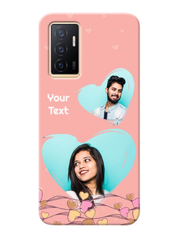 Custom Vivo Y75 4G customized phone cases: Love Doodle Design