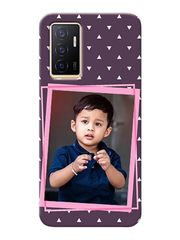 Custom Vivo Y75 4G Phone Cases: Triangle Pattern Dotted Design